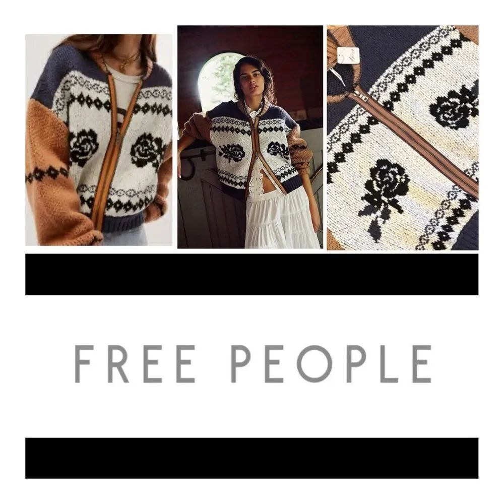Free People Lucky Sweater Bomber